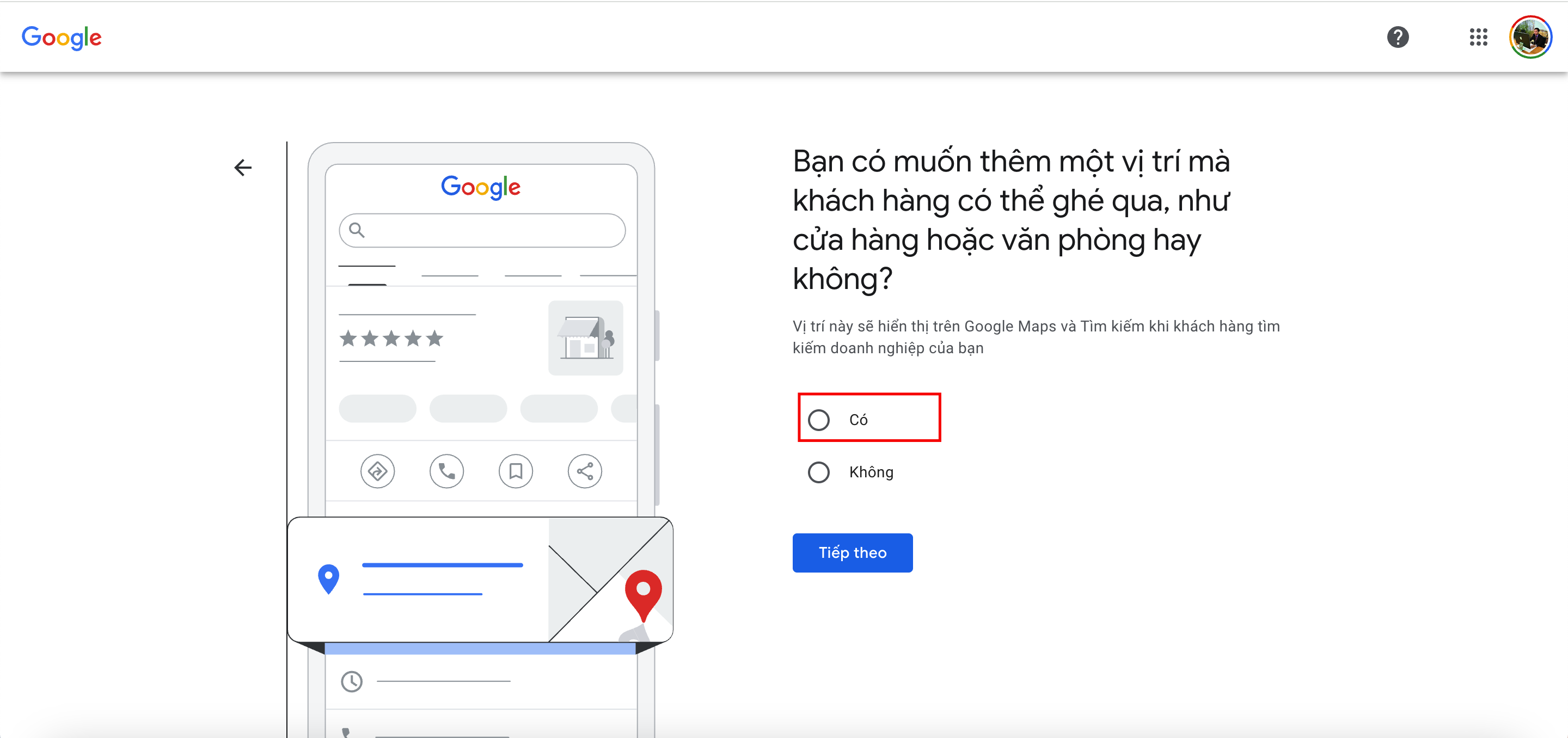Quy trình tạo google maps doanh nghiệp