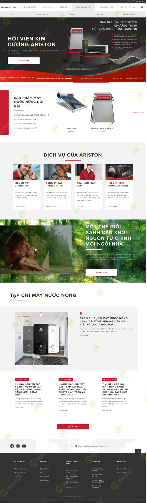 Ariston – Caring Every Day, Peace of Mind in Every Home at mima