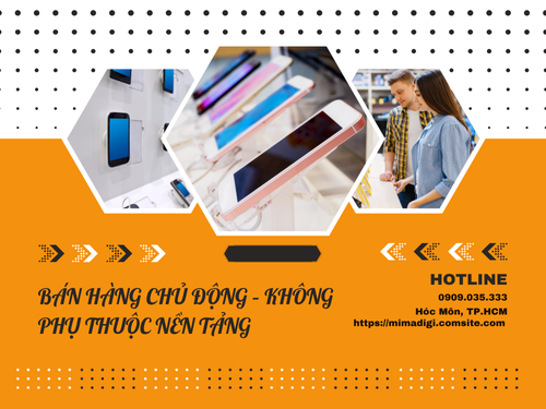 Thiết kế website cửa hàng điện thoại tại mimadigi