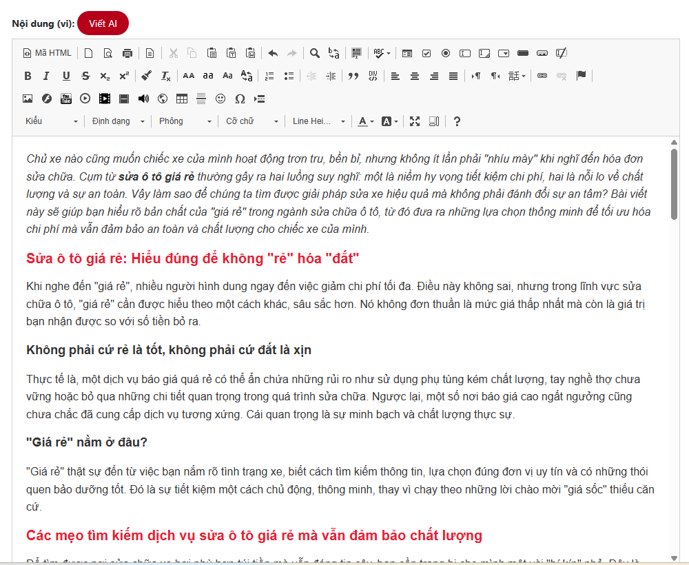 Step 10: Click Generate Content