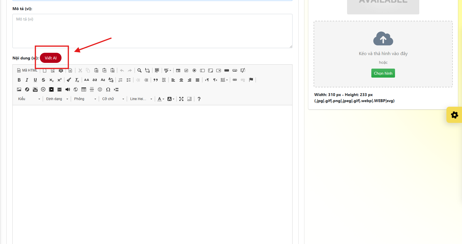 Step 4: Select AI Write