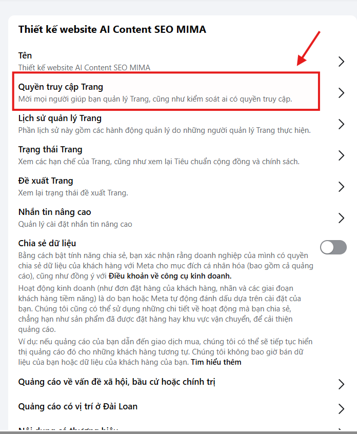 Hướng Dẫn Tạo Và Phân Quyền Quản Trị Fanpage Cho Doanh Nghiệp