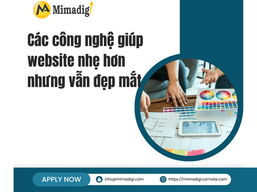 Website tối ưu tốc độ siêu nhẹ tại mimadigi