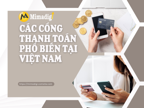 Website tích hợp cổng thanh toán online tại mimadigi