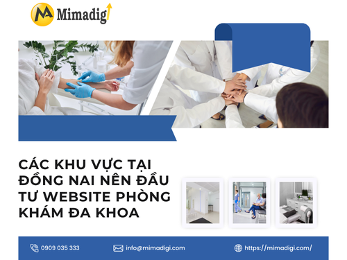 Thiết kế website phòng khám đa khoa tại Đồng Nai của mimadigi