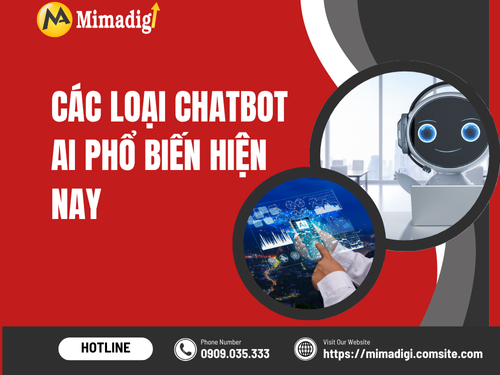 Thiết kế website tích hợp chatbot AI của mimadigi