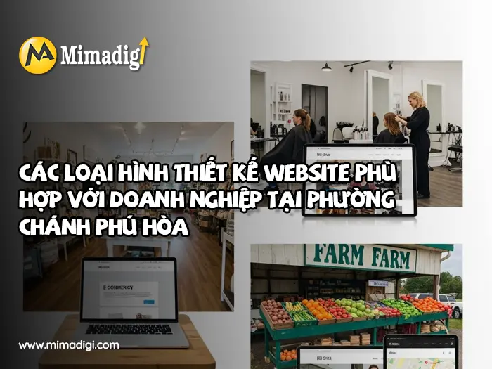 Thiết kế website Phường Chánh Phú Hòa tại mimadigi