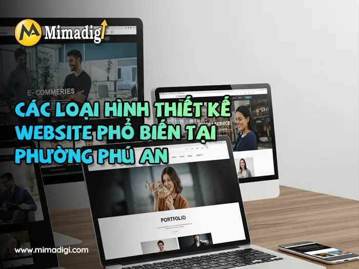 Thiết kế website Phường Phú An tại mimadigi