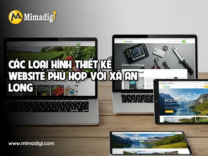 Thiết kế website Xã An Long tại mimadigi