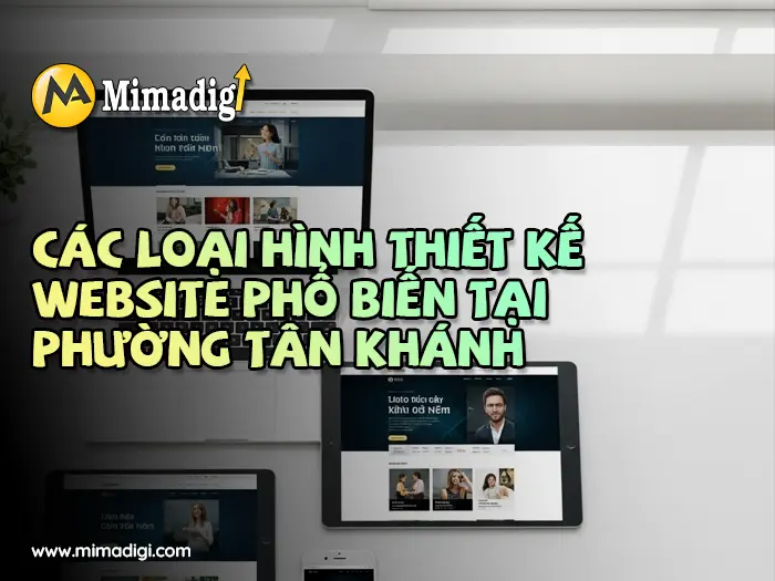 Thiết kế website Phường Tân Khánh tại mimadigi