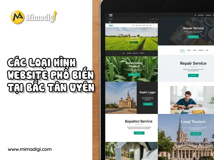 Thiết kế website Xã Bắc Tân Uyên tại mimadigi