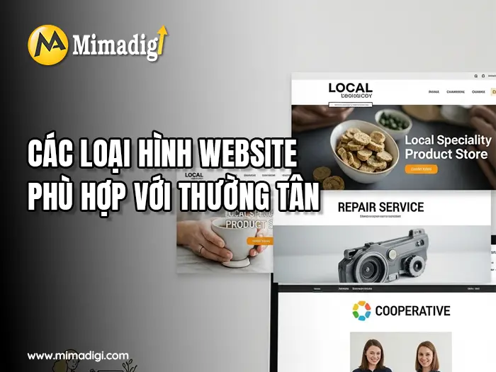 Thiết kế website Xã Thường Tân tại mimadigi