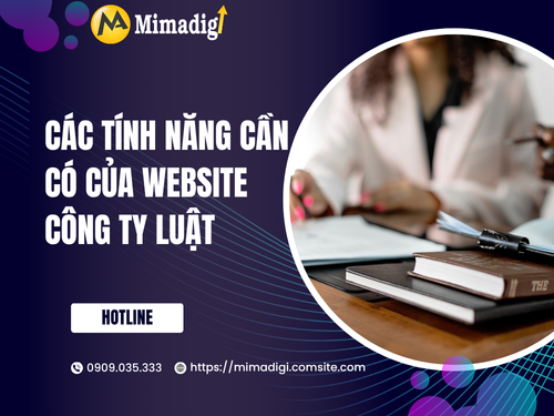 Thiết kế website công ty luật tại TP.HCM của mimadigi