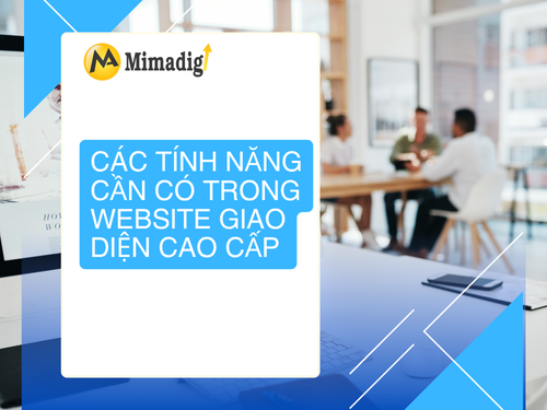Thiết kế website Quận 7 – giao diện cao cấp của mimadigi