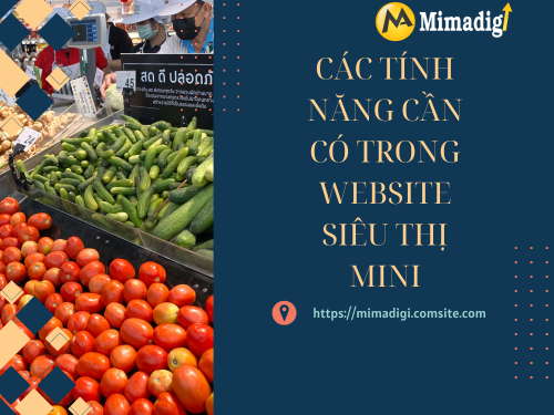 Thiết kế website siêu thị mini tại mimadigi