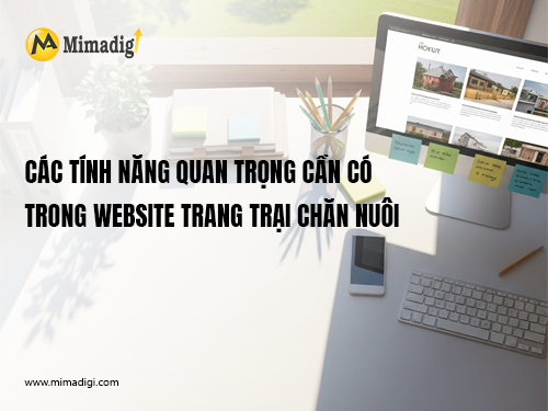 Thiết kế website trang trại chăn nuôi tại mimadigi
