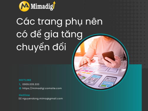 Website cần có những trang gì để bán hàng hiệu quả? cùng mimadigi