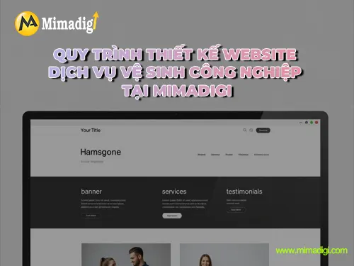 Thiết kế website dịch vụ vệ sinh công nghiệp tại mimadigi