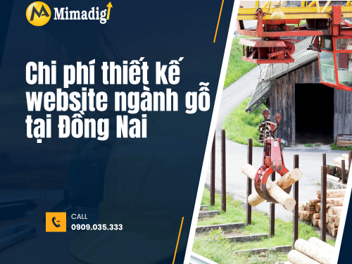 Thiết kế website ngành gỗ tại Đồng Nai của mimadigi