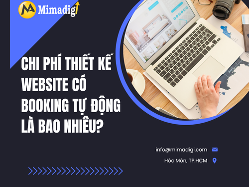 Website tích hợp booking – đặt lịch tự động của mimadigi