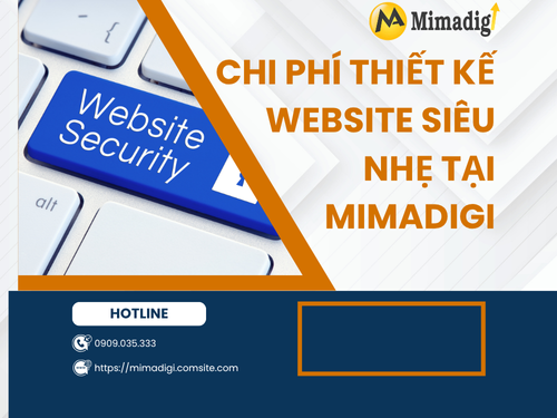 Website tối ưu tốc độ siêu nhẹ tại mimadigi