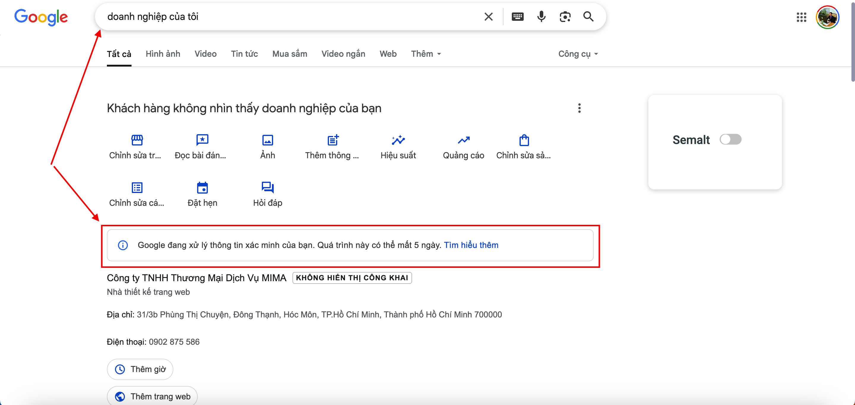 Quy trình tạo google maps doanh nghiệp