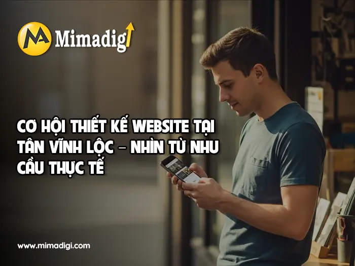 Thiết kế website Xã Tân Vĩnh Lộc tại mimadigi
