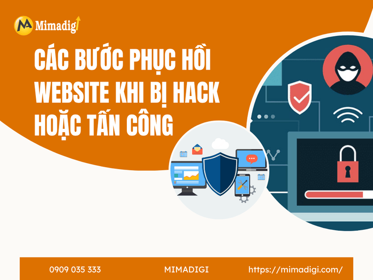 Steps to recover a website after hacking or attacks at MIMA