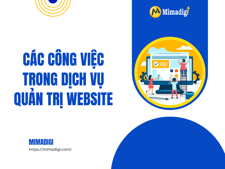 Tasks in website management services at MIMA