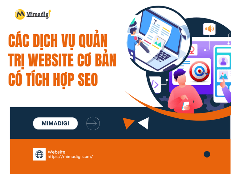 Basic website management services with SEO integration at MIMA