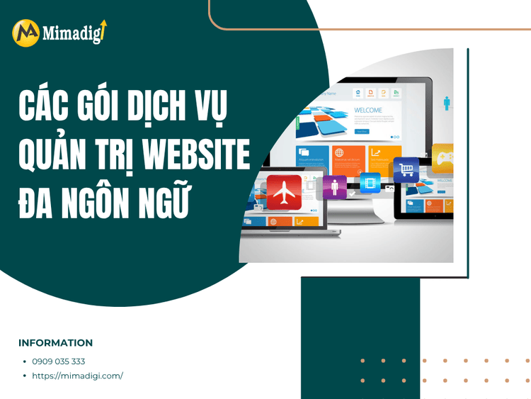 Các gói dịch vụ quản trị website đa ngôn ngữ tại MIMA