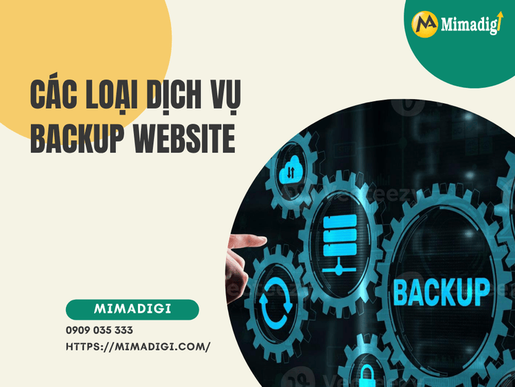 Types of website backup services at MIMA