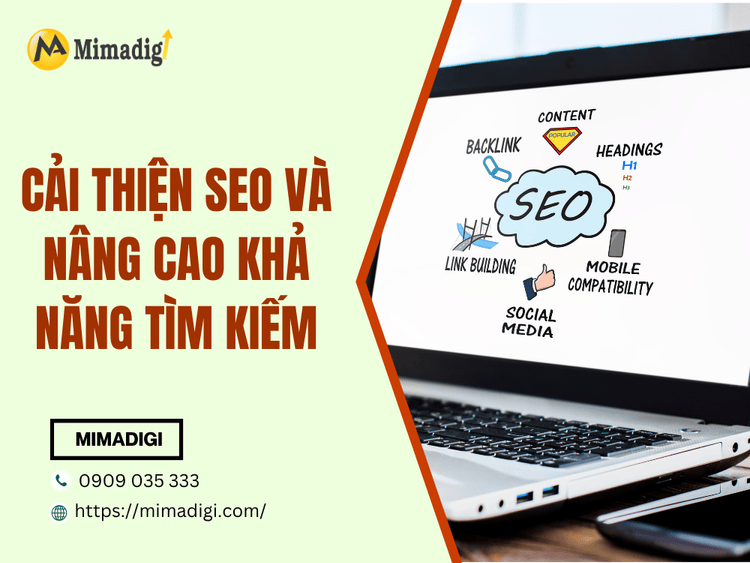 Cải thiện SEO và nâng cao khả năng tìm kiếm tại MIMA