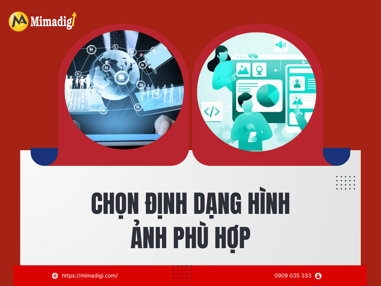 Chọn định dạng hình ảnh phù hợp tại MIMA