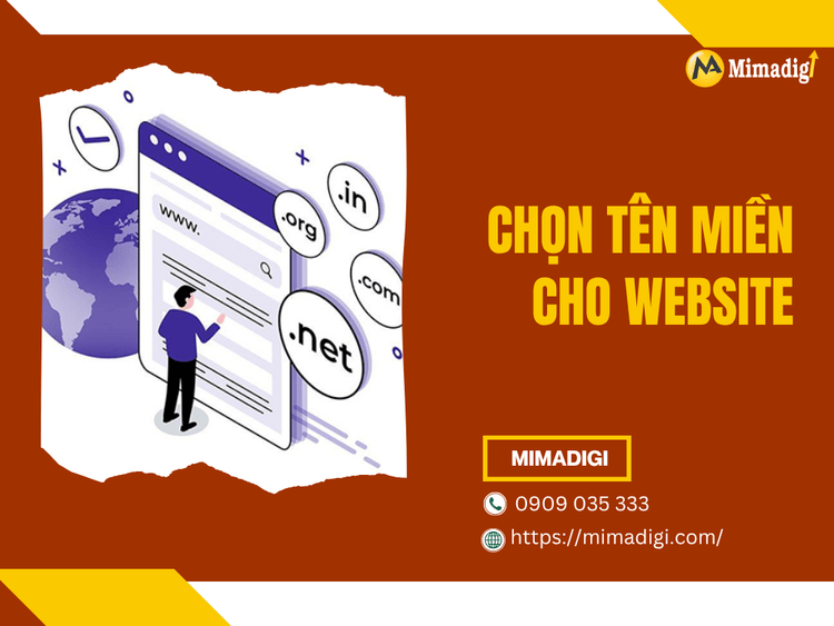 Chọn tên miền cho website tại MIMA