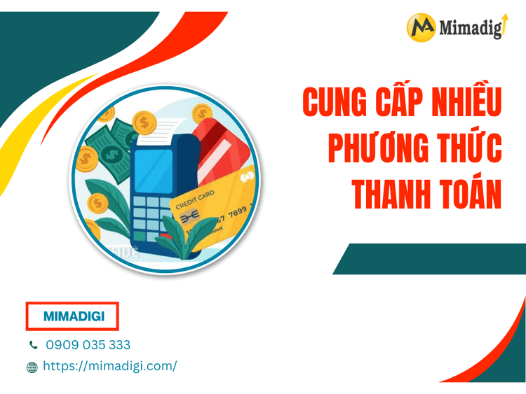 Provide multiple payment methods at MIMA