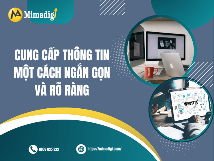 Provide information concisely and clearly at MIMA