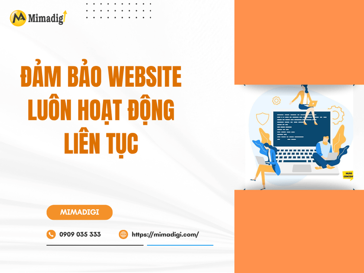 Ensure website is always running continuously at MIMA