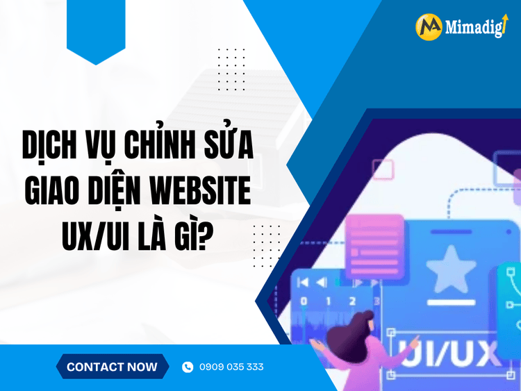 What is a UX/UI website interface redesign service? at MIMA