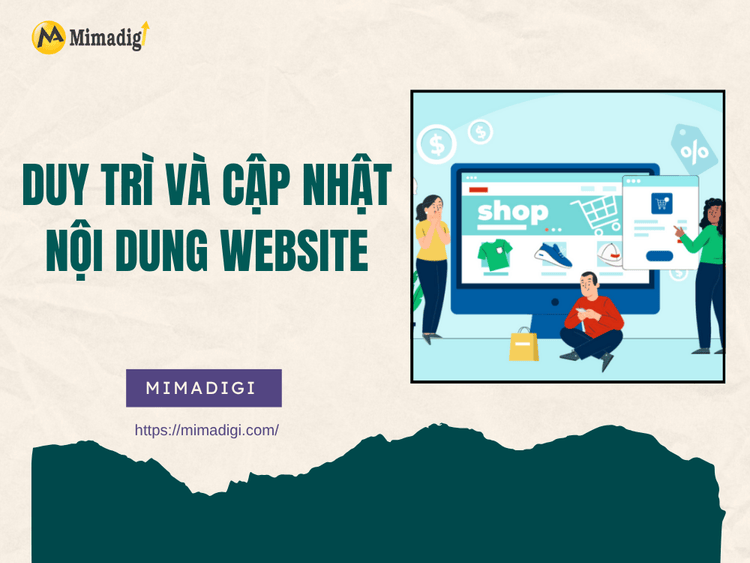 Duy trì và cập nhật nội dung website tại MIMA