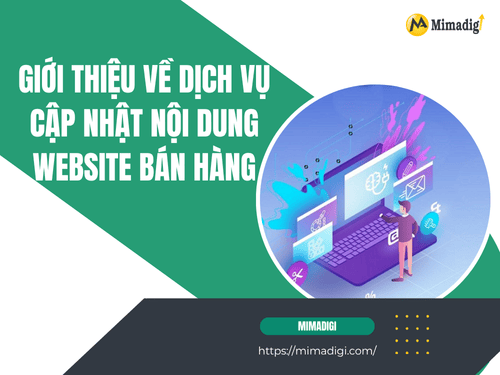 Introduction to e-commerce website content update service at MIMA