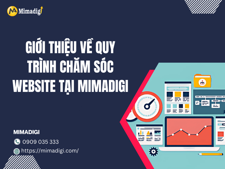 Giới thiệu về quy trình chăm sóc website tại MIMADIGI tại MIMA