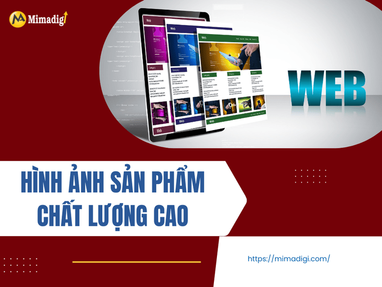 High quality product images at MIMA