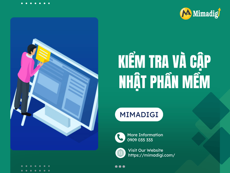 Kiểm tra và cập nhật phần mềm tại MIMA