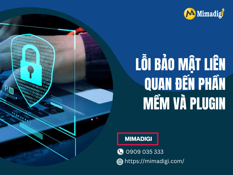 Security vulnerabilities related to software and plugins at MIMA