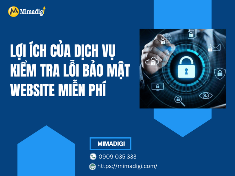 Benefits of a free website security vulnerability scan service at MIMA