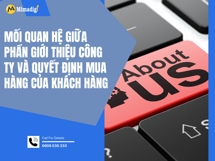 The Relationship Between the Company Introduction and the Customer's Purchase Decision at MIMA