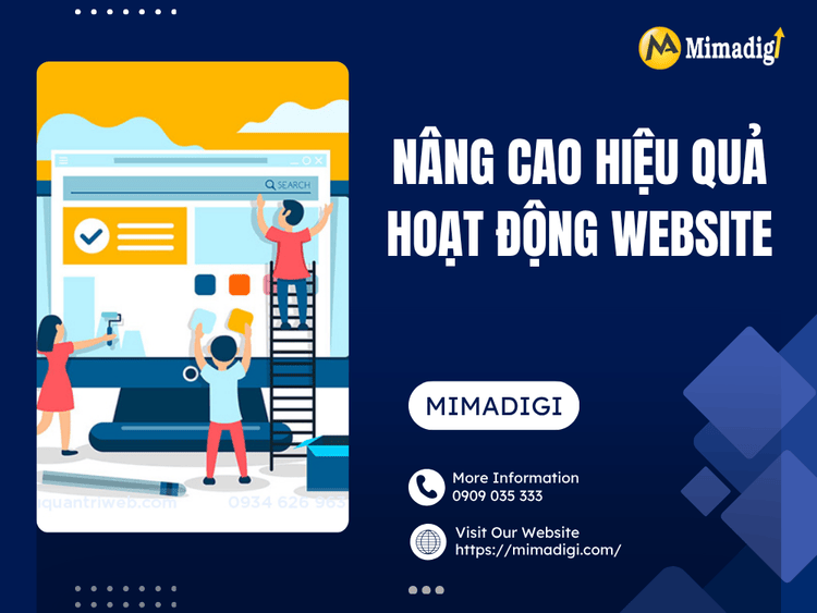 Nâng cao hiệu quả hoạt động website tại MIMA