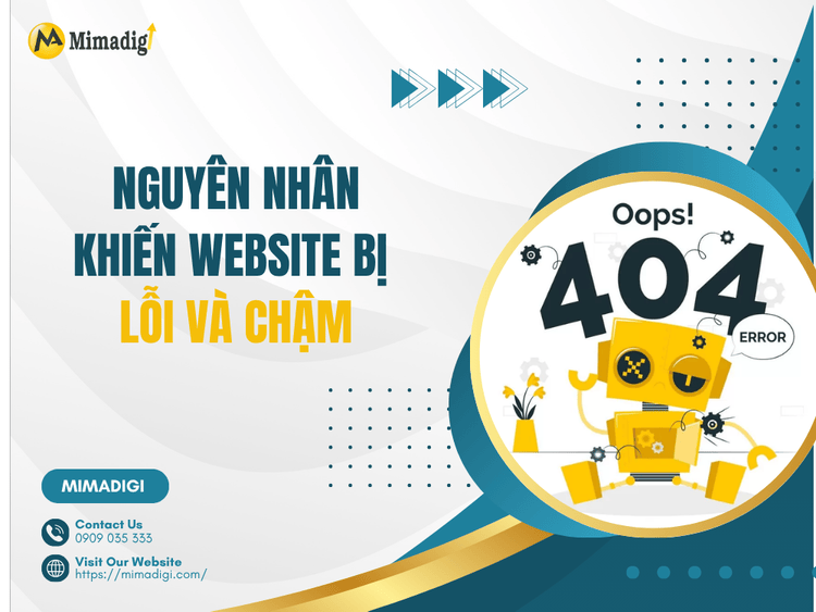 Causes of website errors and slow speed at MIMA