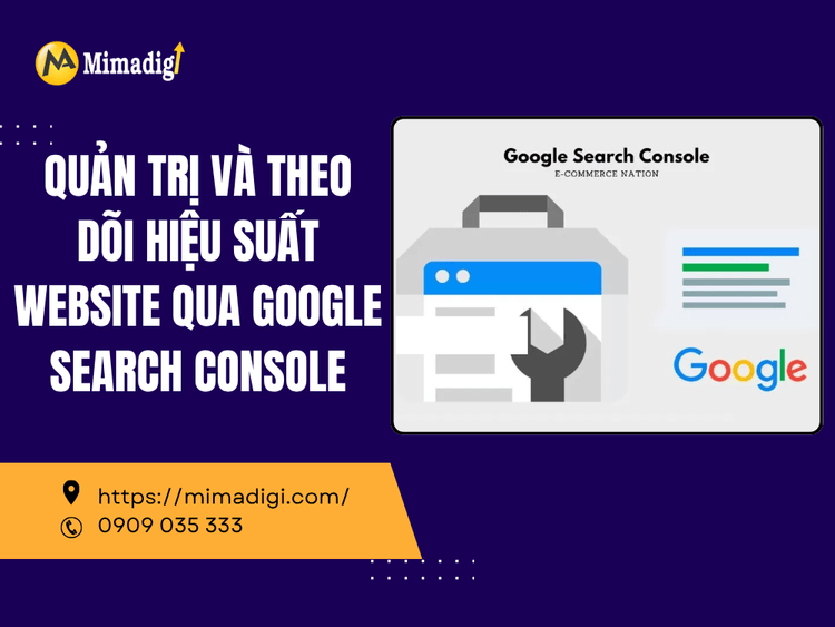 Manage and Track Website Performance via Google Search Console at MIMA